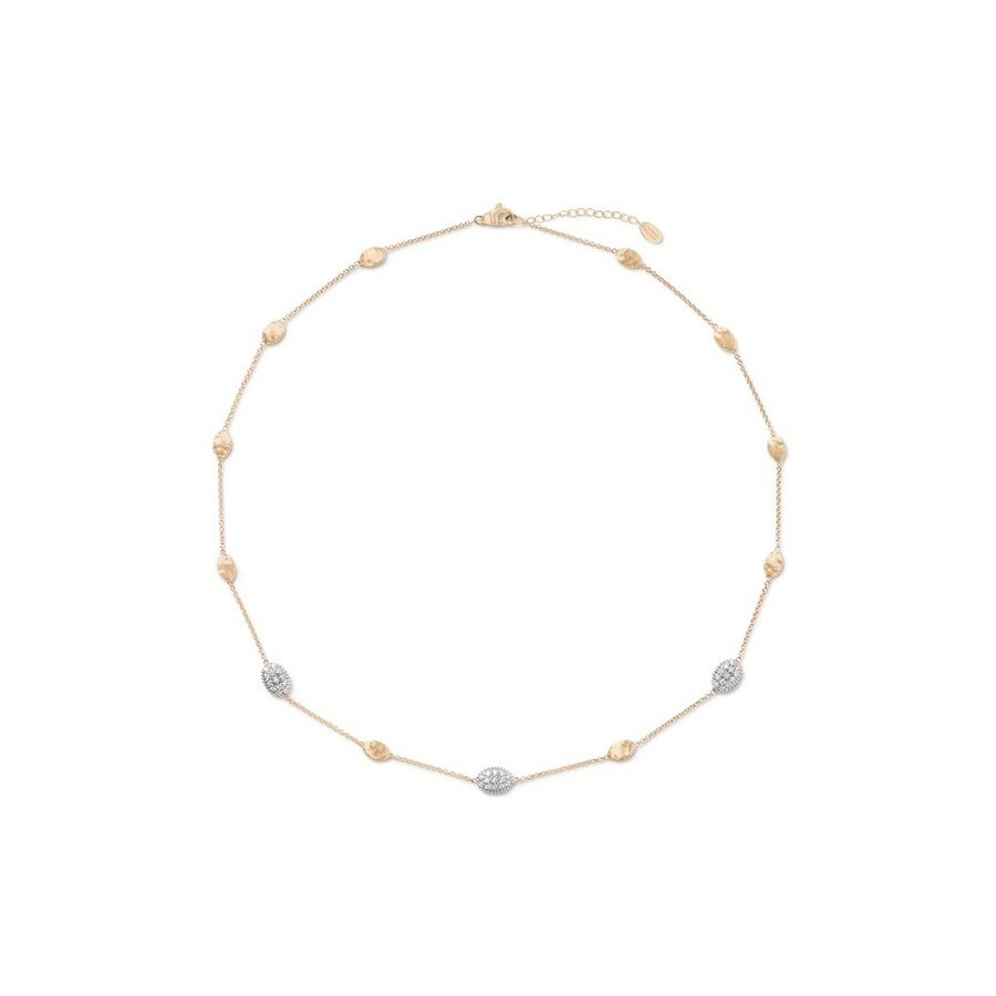 Marco Bicego Siviglia Collection 18k Yellow Gold And Diamond Small Bead Necklace - Cb1838-e B Yw Q6 In Yellow
