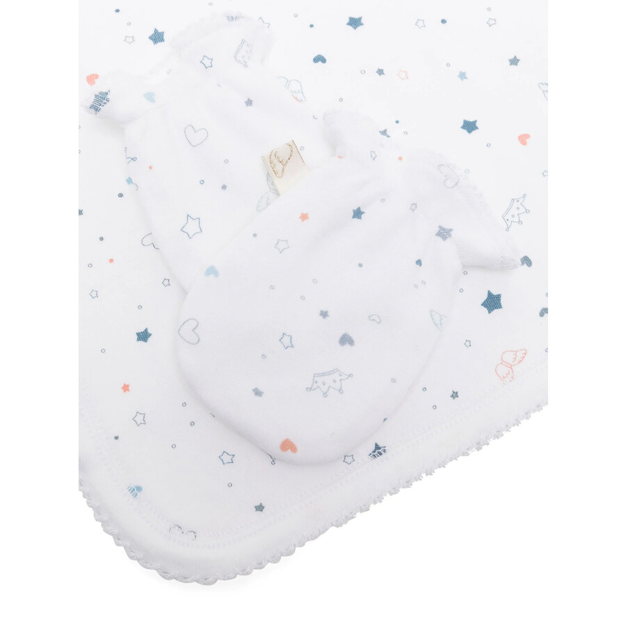 Marie Chantal Angel Wing Nursery Set (set Of Three) In White