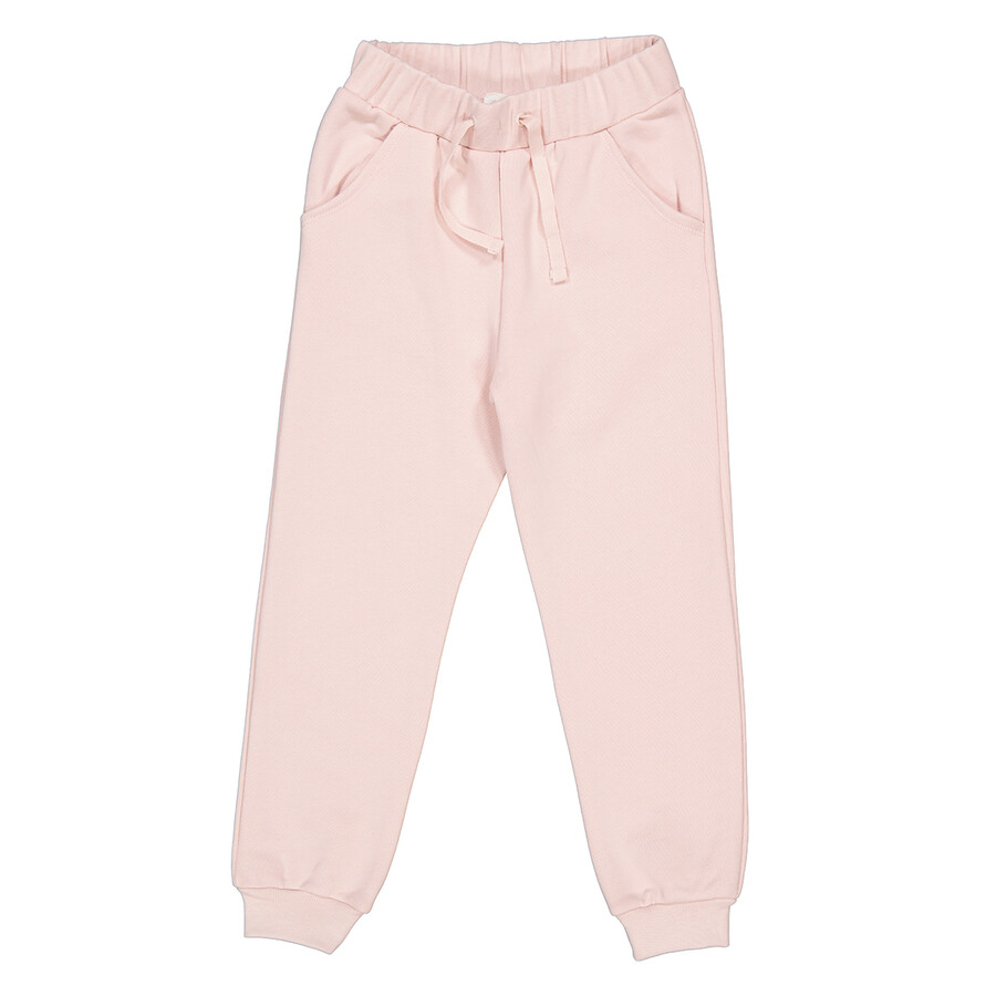 Marie Chantal Embroidered Logo Cotton Joggers In Pink