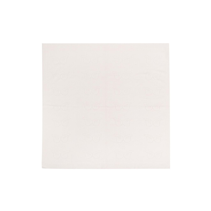 Marie Chantal Kids Pointelle Angel Wings Cashmere Blanket In White