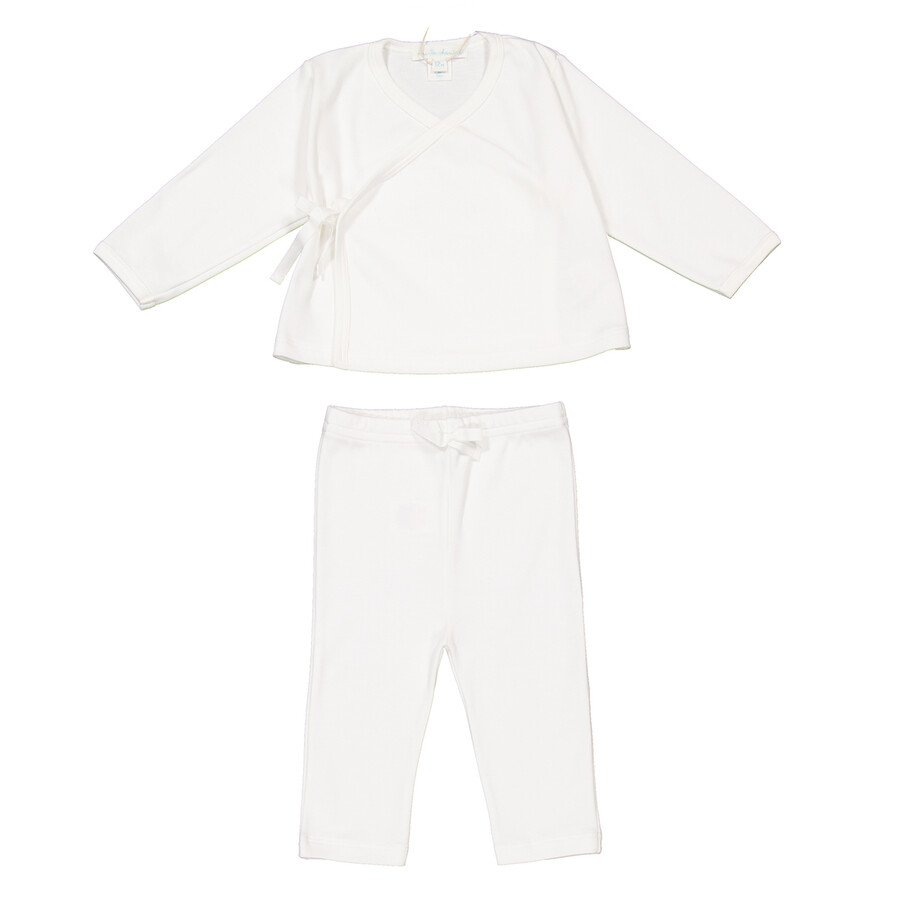 V-Neck Cotton Two-Piece Set