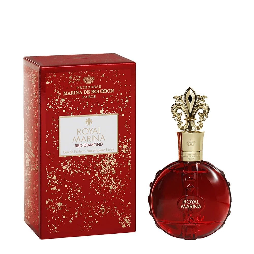 Marina De Bourbon Ladies Royal Marina Red Diamond Edp Spray 3.4 oz Fragrances 3494802520038 In Transparent