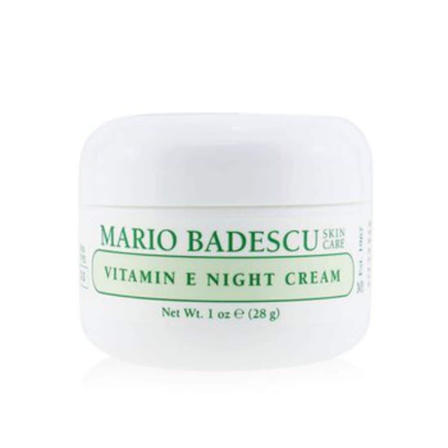 Mario Badescu Ladies Vitamin E Night Cream 1 oz For Dry/ Sensitive Skin Types Skin Care 785364700178 In Beige
