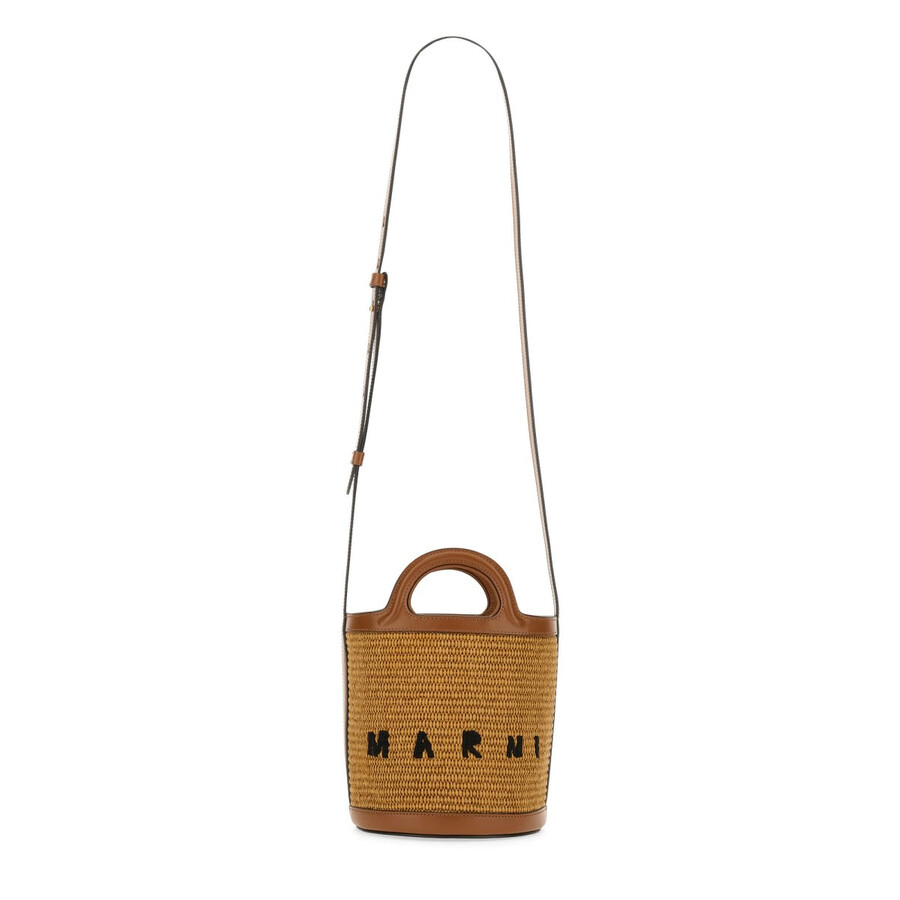 Marni Micro "tropicalia" Bag In Brown