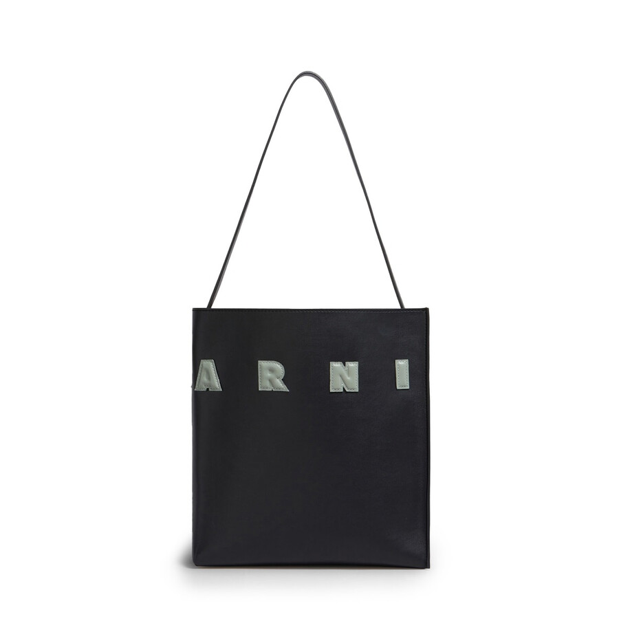 Marni Hobo Bag Museum Small In Black