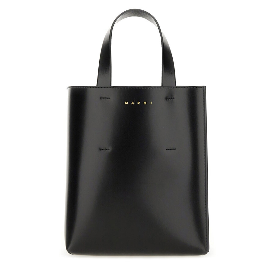Marni Mini Museum Bag In Black