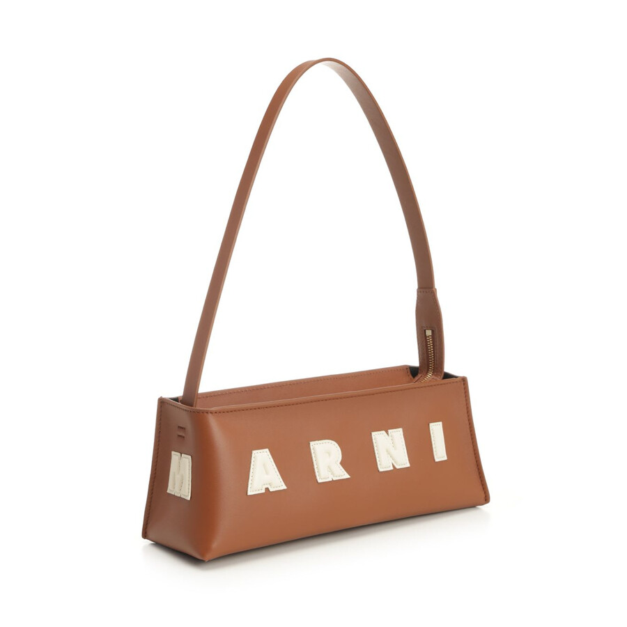 Marni Museo Baguette Bag In Brown