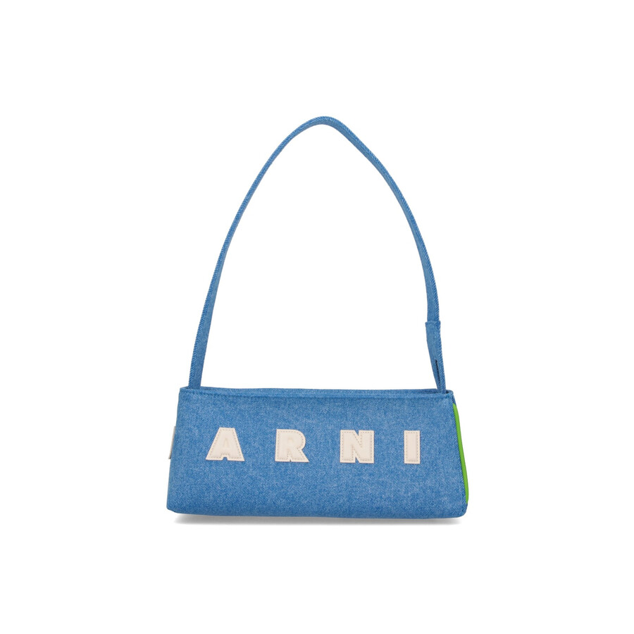 Marni Museo Denim Bag In Blue