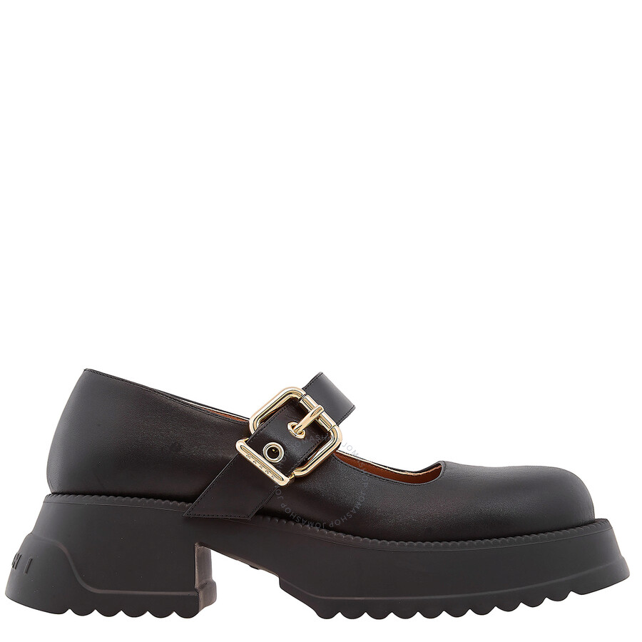 Marni Platform Sole Mary Jane Shoe, Brand Size 38 ( US Size