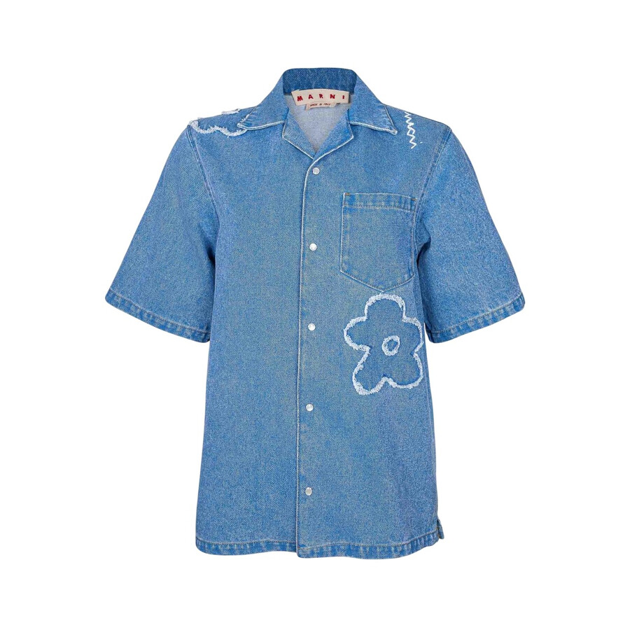 Short Sleeve Denim Shirt