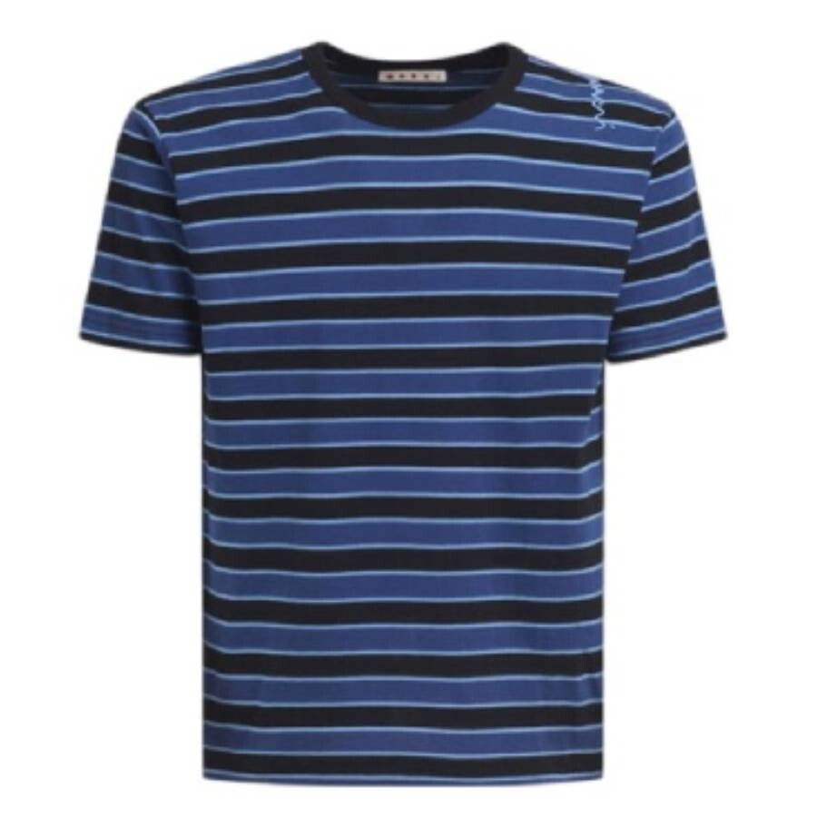 Striped Boxy Cotton T-Shirt