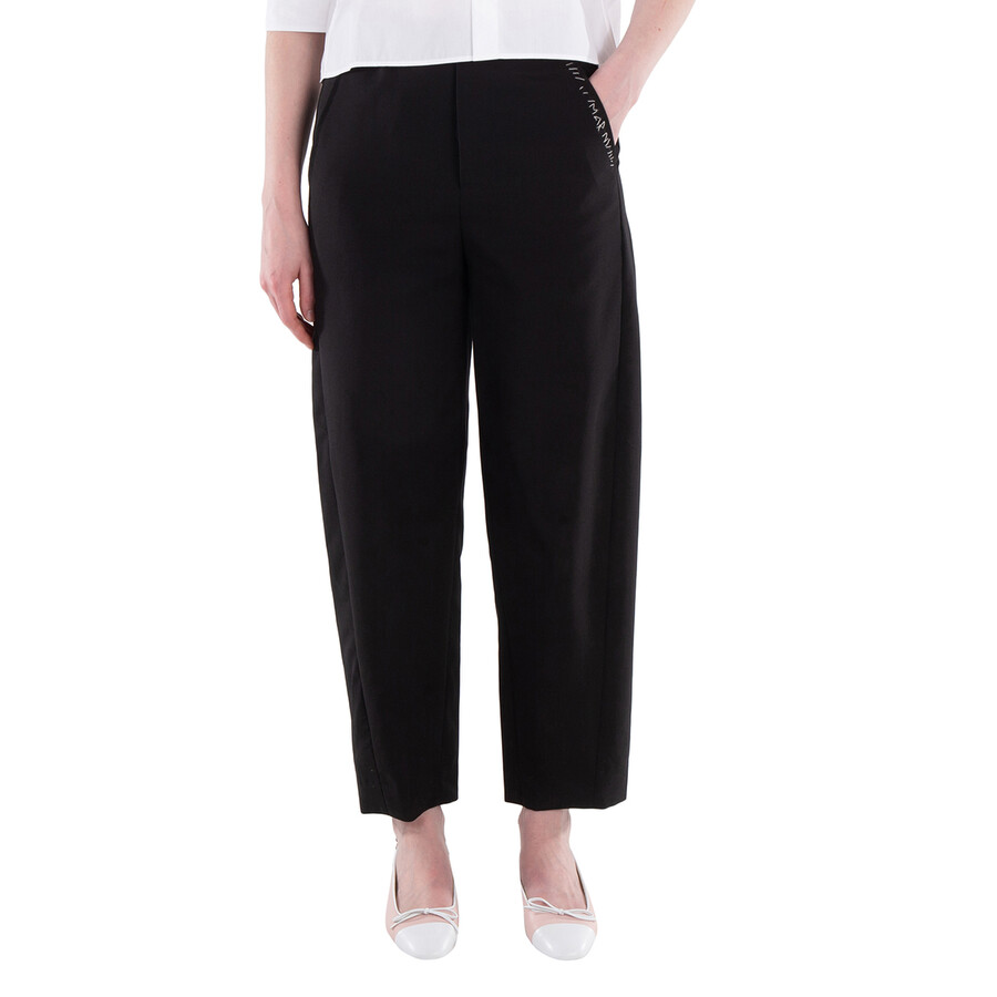 Tropical Straight Wool Trousers