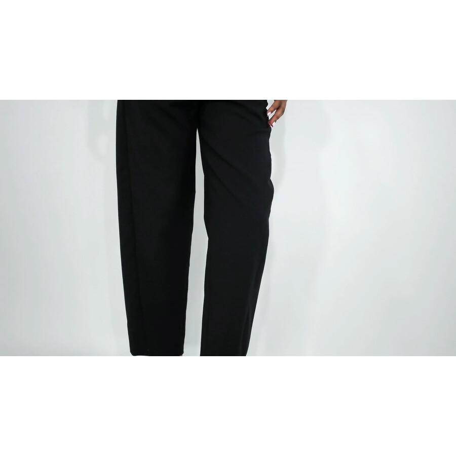 Marni Tropical Straight Wool Trousers, Brand Size 40 ( US Size 8