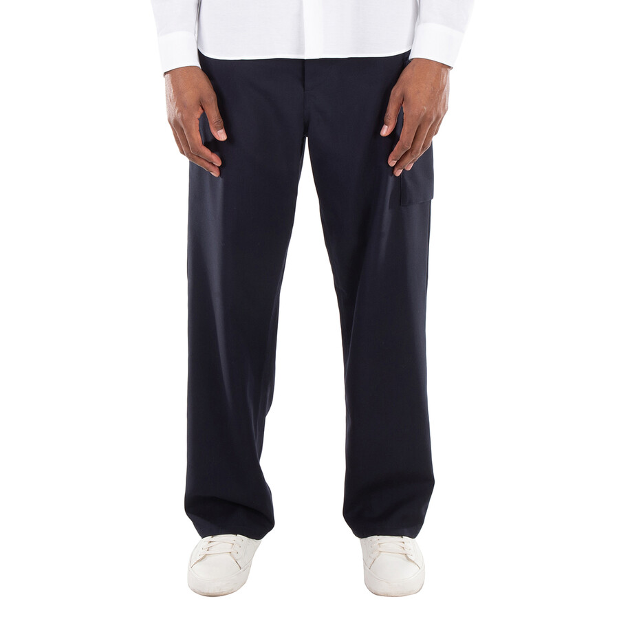 Tropical Wool Cargo Pants