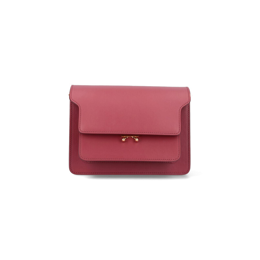 Marni Expandable Strap With Accordion Sides In Red