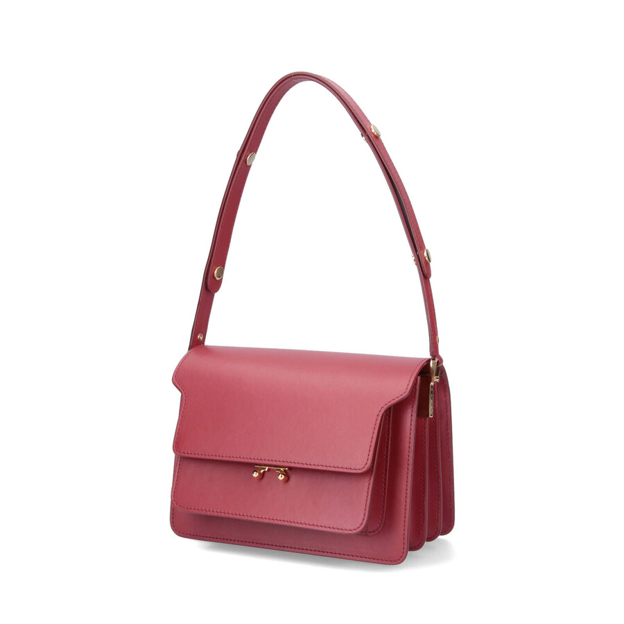 Marni Expandable Strap With Accordion Sides In Red