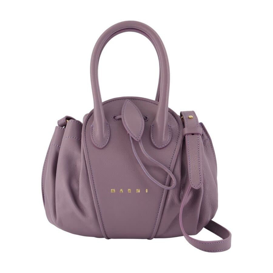Marni Tulipea Shoulder Bag — Purple SBMP0223A0-P8710-00C43