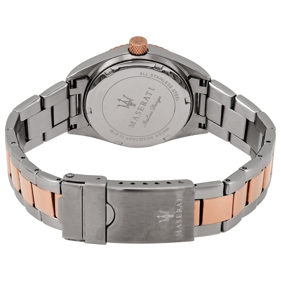 maserati watch silver