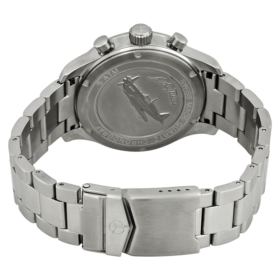 Mathey-Tissot Flyback Type 21 Chronograph Black Dial Men's Watch