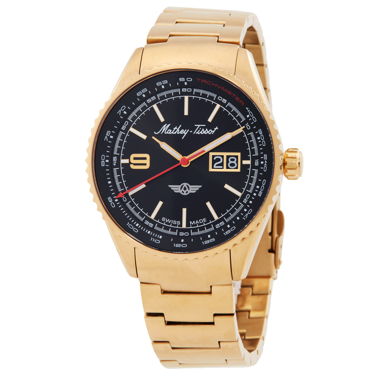 NWT Mathey-Tissot Atlas Quartz Black Dial Men\'s Watch Mathey-Tissot Atlas Quartz Black Dial Men main image 3