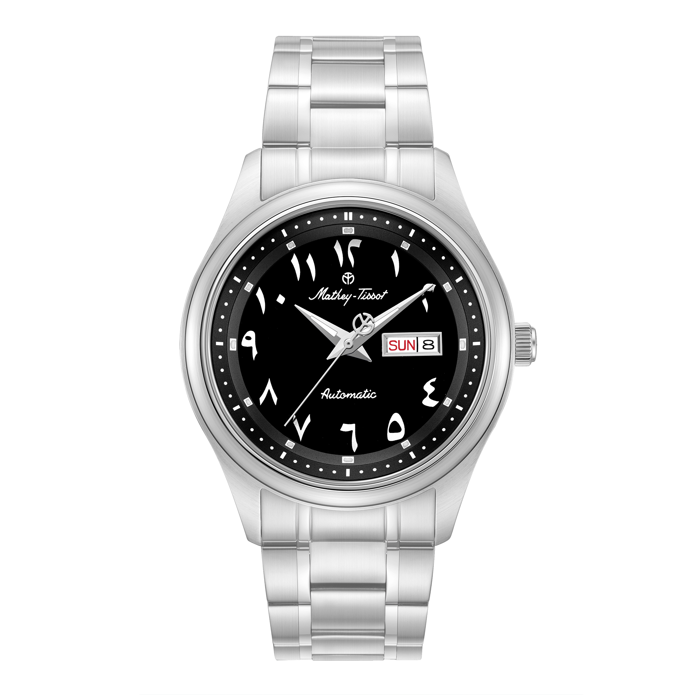 Mathey-Tissot Automatic Black Arabic Dial Men's Watch MATWGL253101