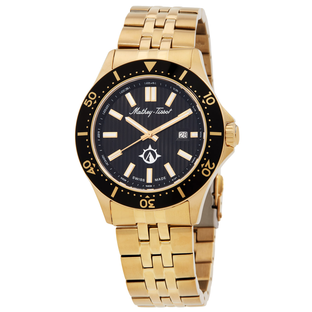 Mathey-Tissot Expedition Quartz Black Dial Men's Watch MTWG7001108