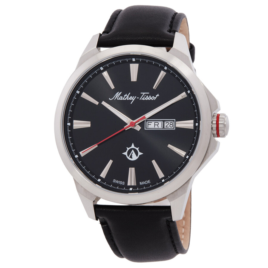 Mathey-Tissot Field Scout Quartz Black Dial Men's Watch