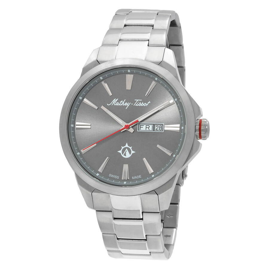 Mathey-Tissot Field Scout Quartz Grey Dial Men's Watch MTWG1001103