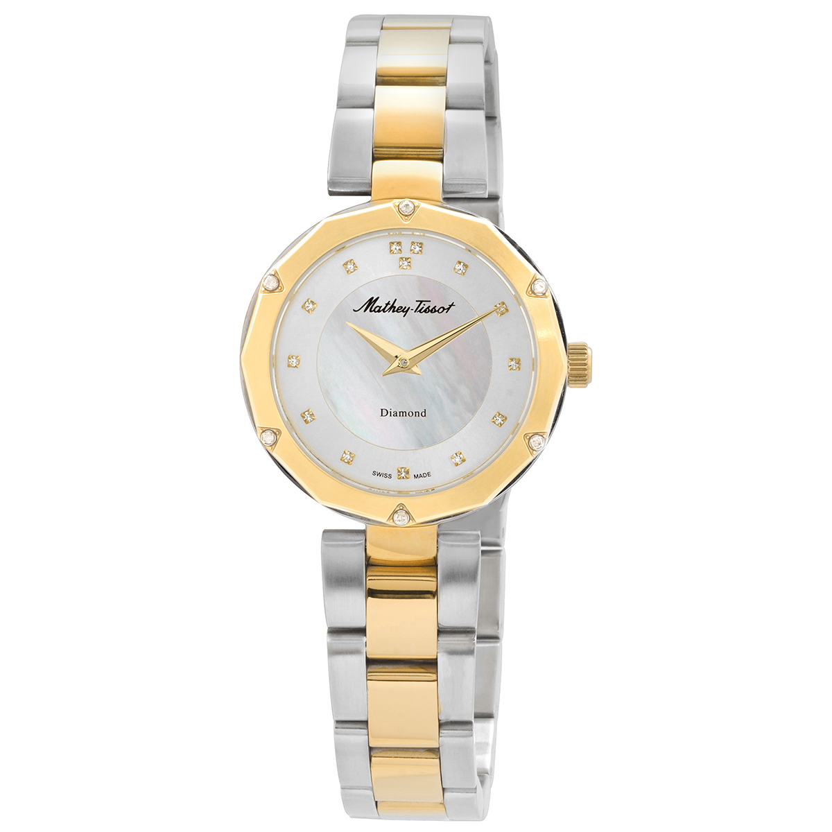 Mathey-Tissot Molly Quartz Diamond Ladies Watch D1087BQYI