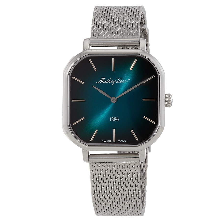 Mathey-Tissot Monsoon Square Quartz Green Dial Ladies Watch