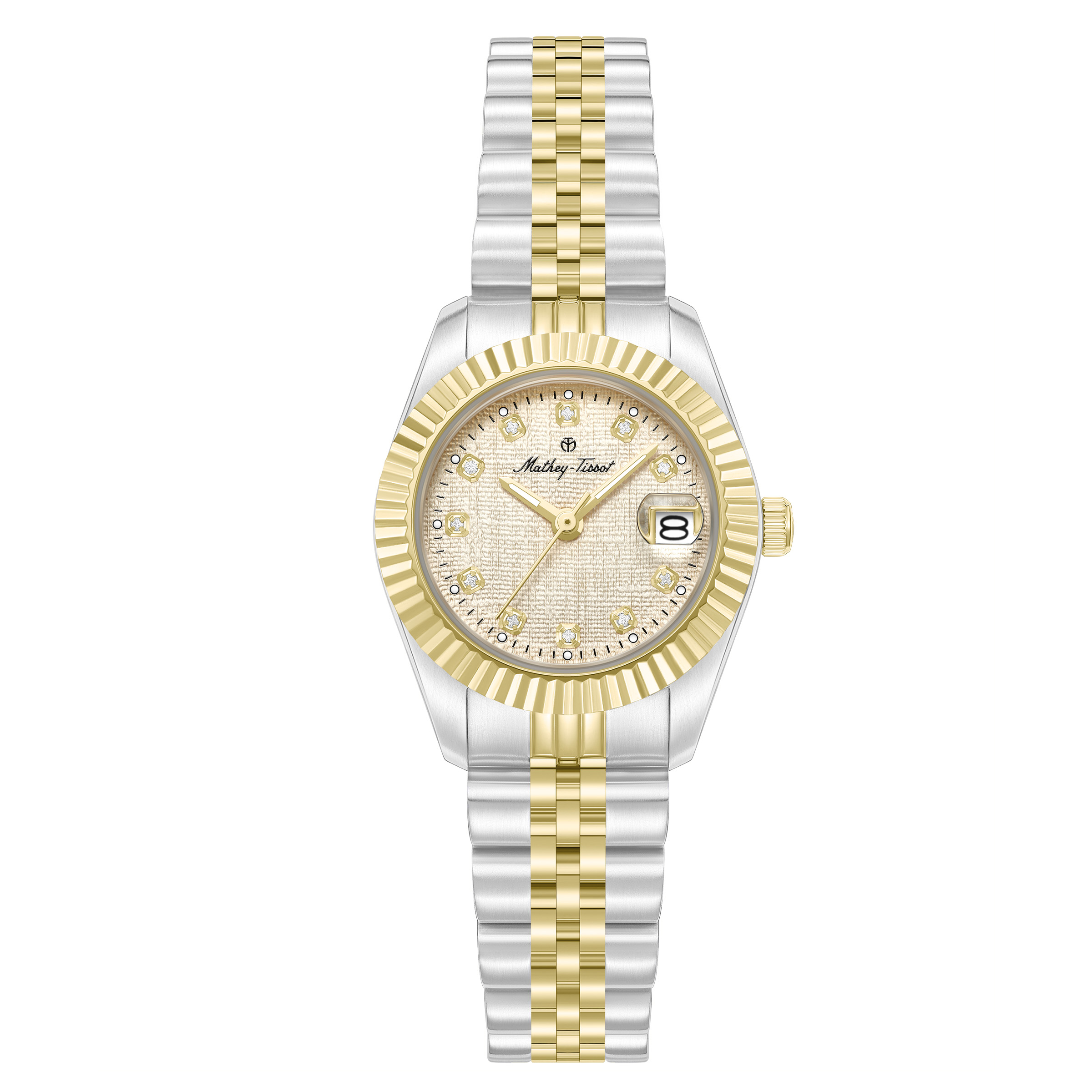 Mathey-Tissot Quartz Champagne Dial Ladies Watch H250955D-B