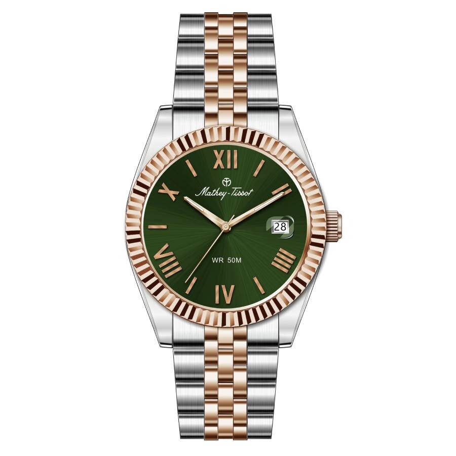 Mathey-Tissot Quartz Dark Green Dial Men's Watch H250953B-C
