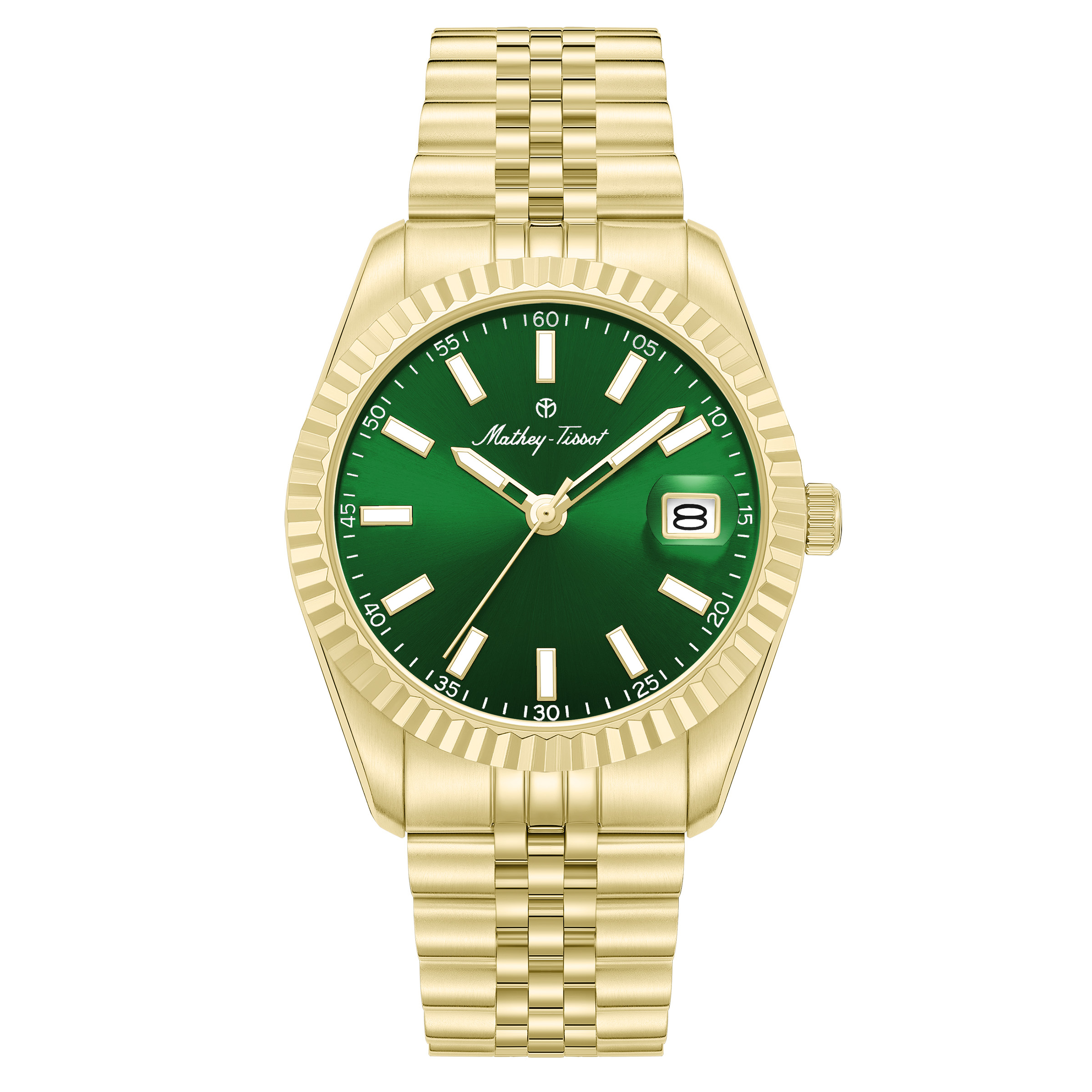 matheytissot-quartz-green-dial