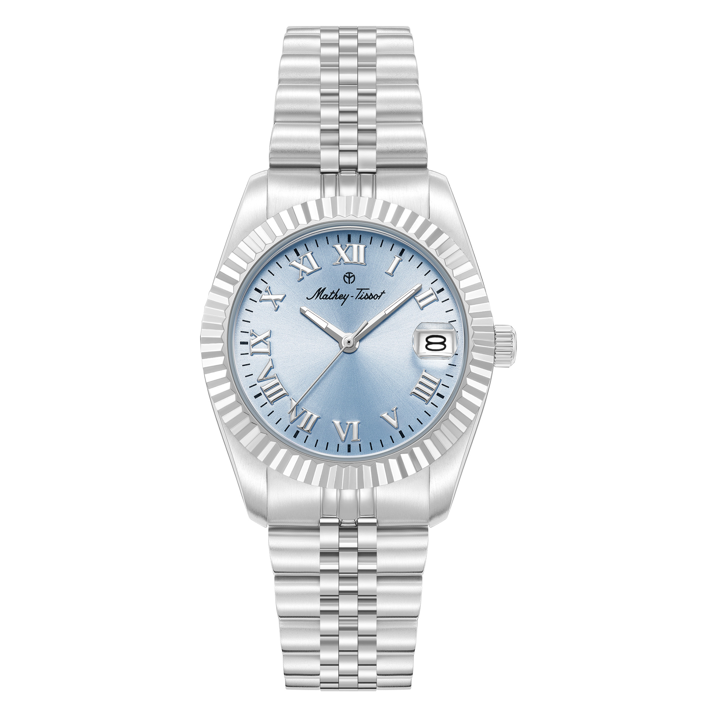 Mathey-Tissot Quartz Ice Blue Dial Ladies Watch H250954B-C
