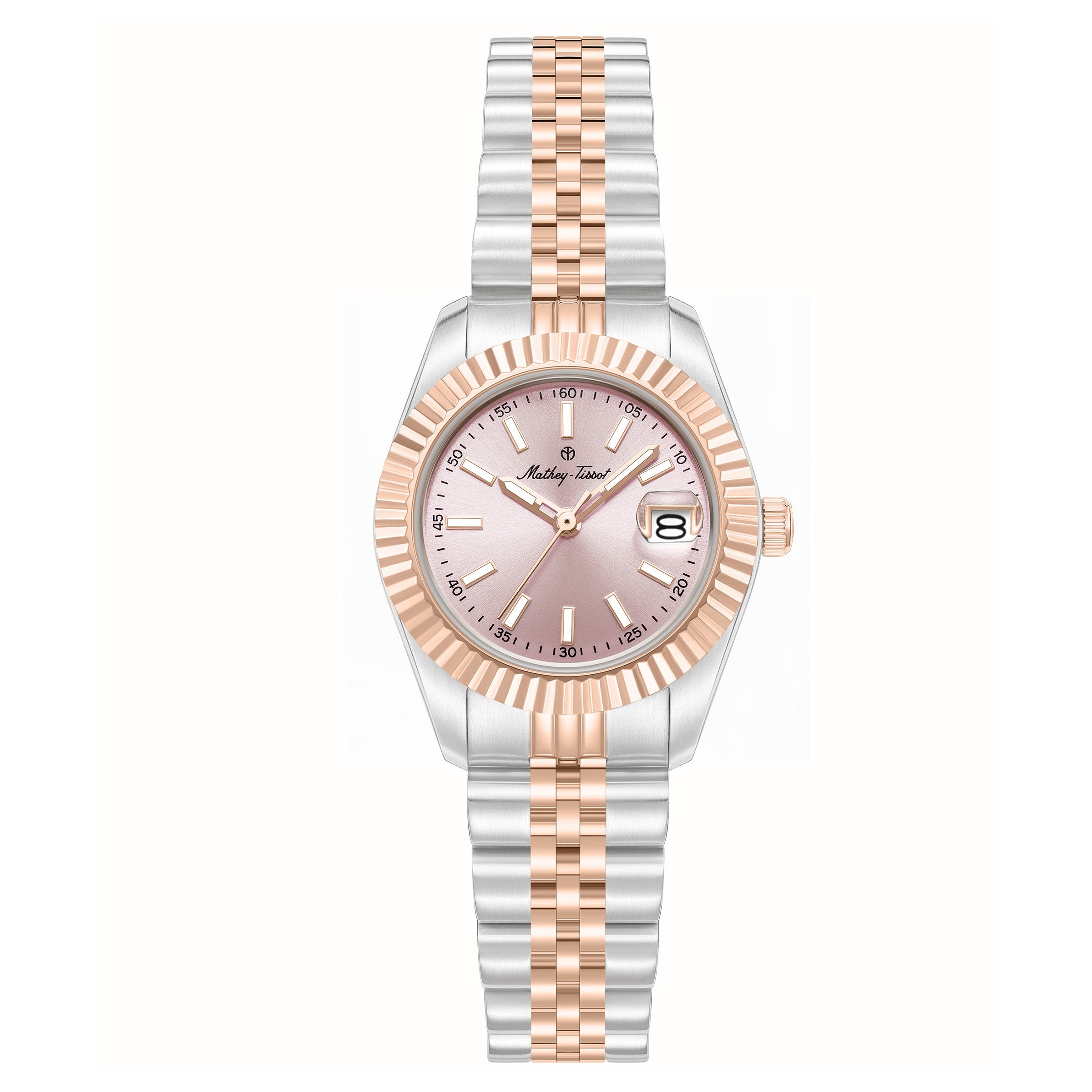 Mathey-Tissot Quartz Light Rose Gold Dial Ladies Watch H250955C-D