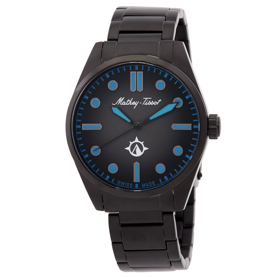 Mathey-Tissot Ranger Quartz Black Dial Men's Watch MTWG4001102