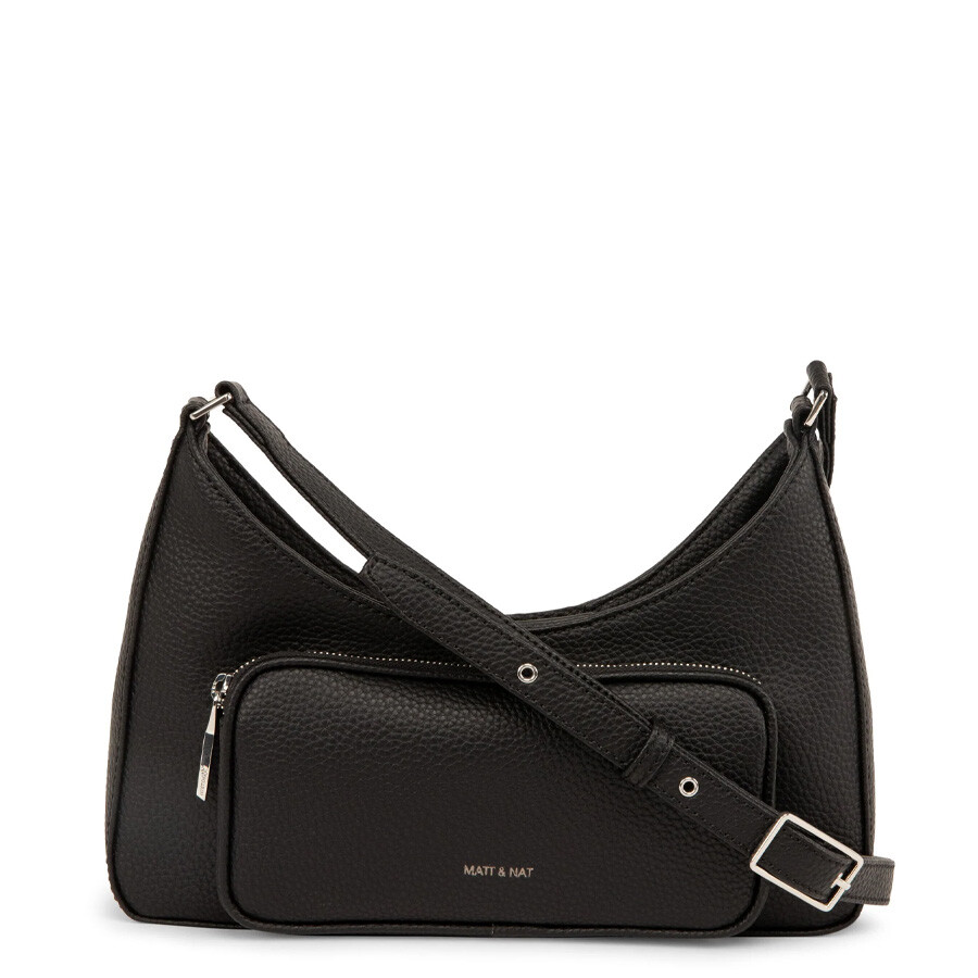 Matt & Nat Palm Vegan Crossbody Bag In Black