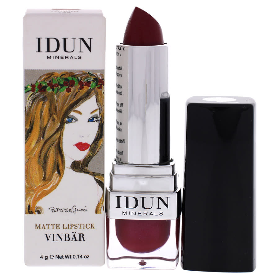 Idun Minerals Matte Lipstick - 105 Vinbar By For Women - 0.14 oz Lipstick