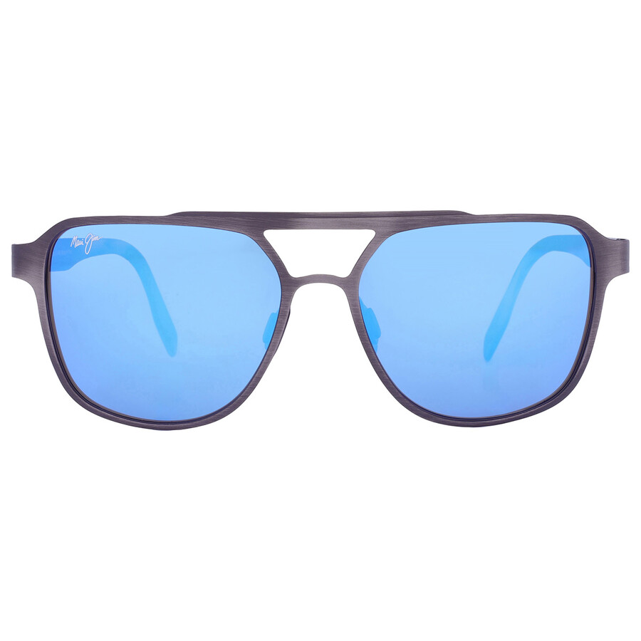 Maui Jim 2nd Reef Blue Hawaii Navigator Men's Sunglasses B607-14 59