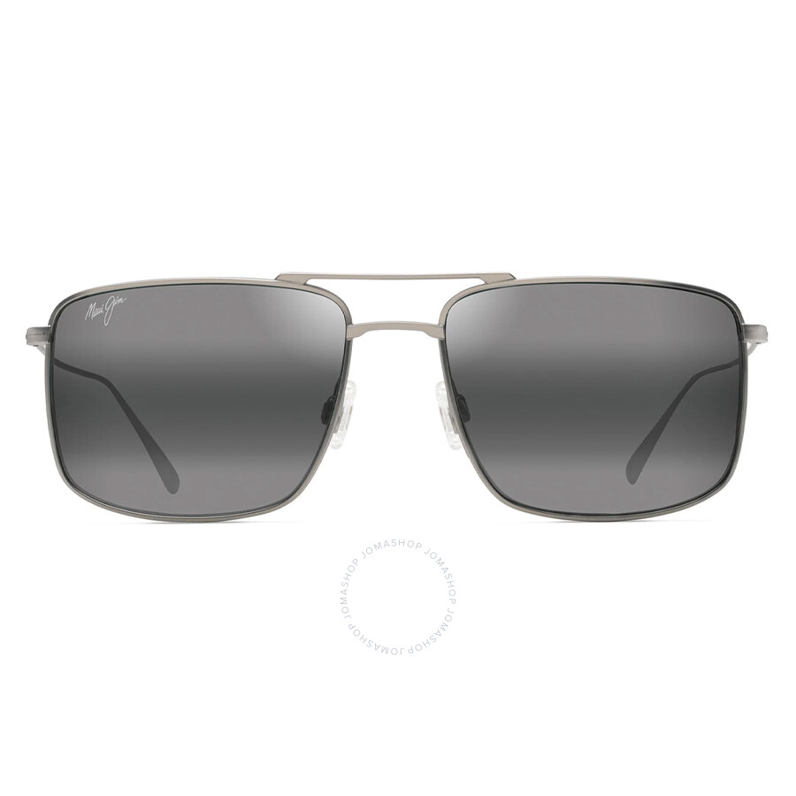 Maui Jim Aeko Neutral Grey Navigator Unisex Sunglasses 886-17 56 In Black
