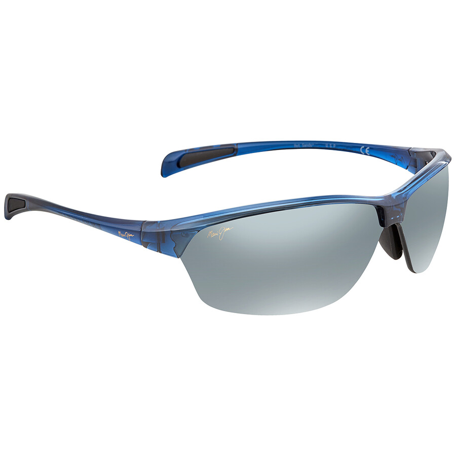 Maui Jim Hot Sands Neutral Grey Wrap Unisex Sunglasses 426-03 71 In Blue / Grey