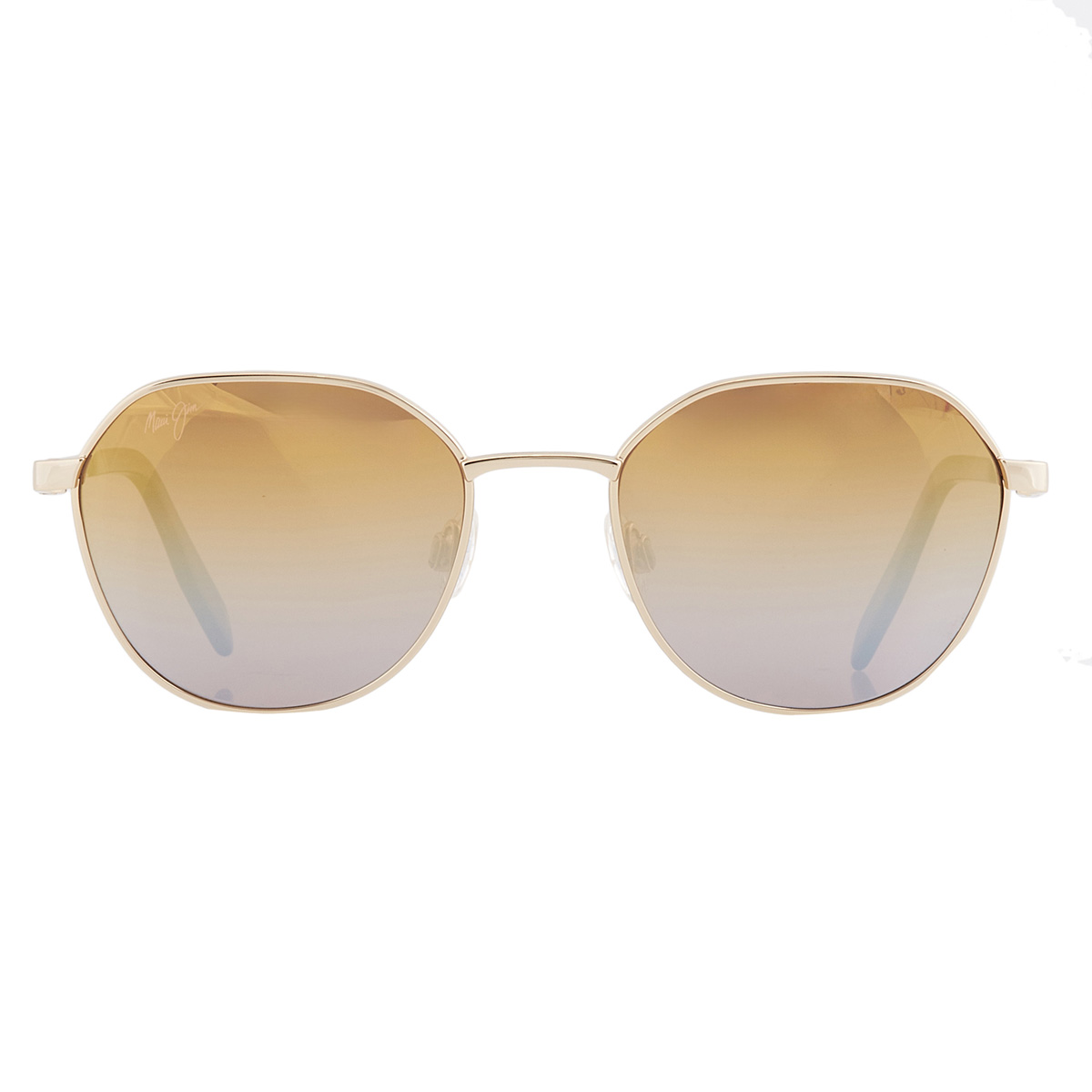 Maui Jim Hukilau Dual Mirror Gold to Silver Geometric Unisex