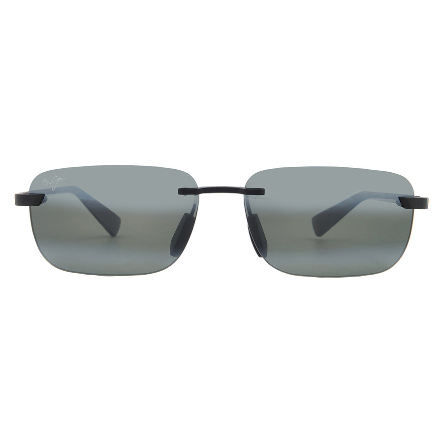 Maui Jim Lanakila Neutral Grey Rectangular Unisex Sunglasses 624