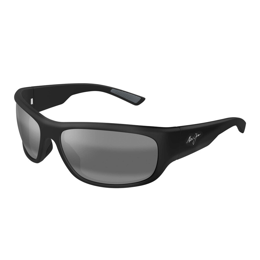 Maui Jim Ma'ukele Neutral Grey Wrap Men's Sunglasses 682-02 64