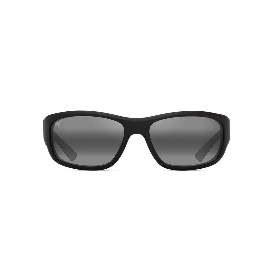 Maui Jim Ma'ukele Neutral Grey Wrap Men's Sunglasses 682-02 64