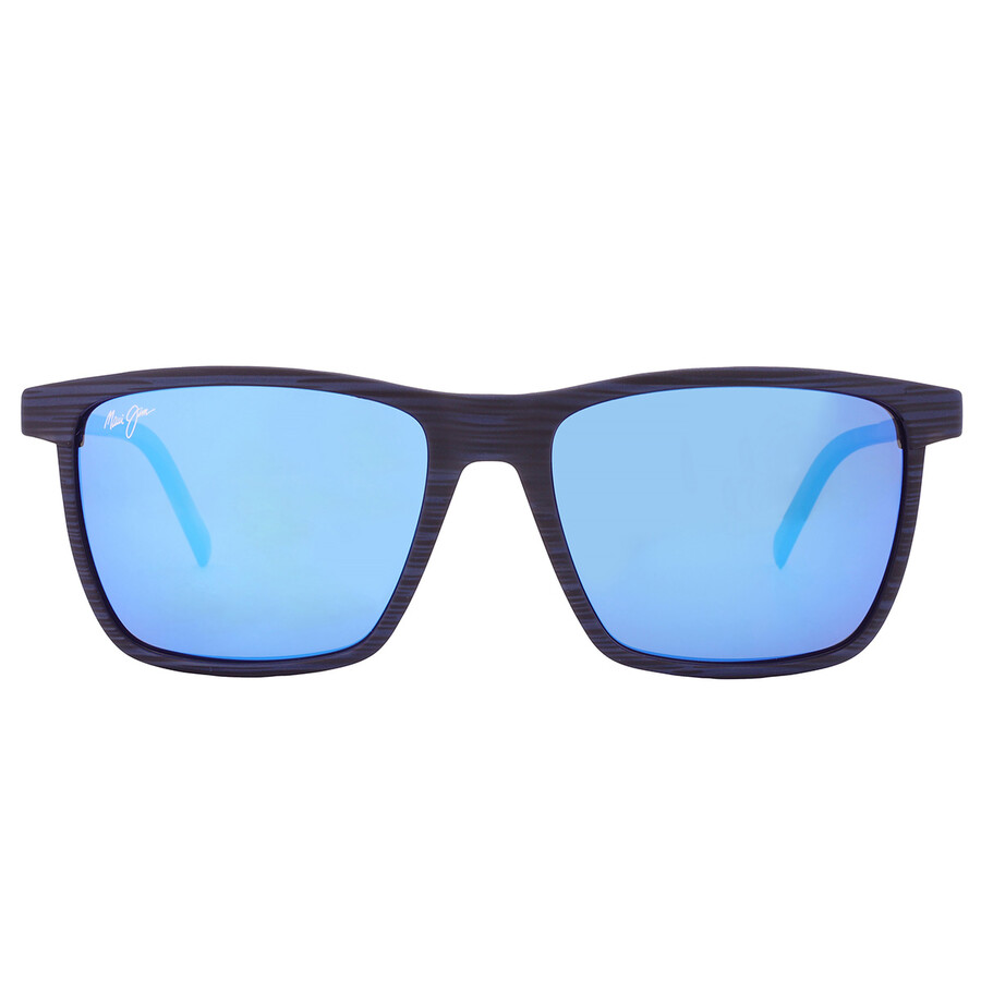 サングラス Maui Jim Maui Jim - HUELO - blue hawaii huelo matte b Maui Jim Huelo Classic Sunglasses - Blue lenses with Blue