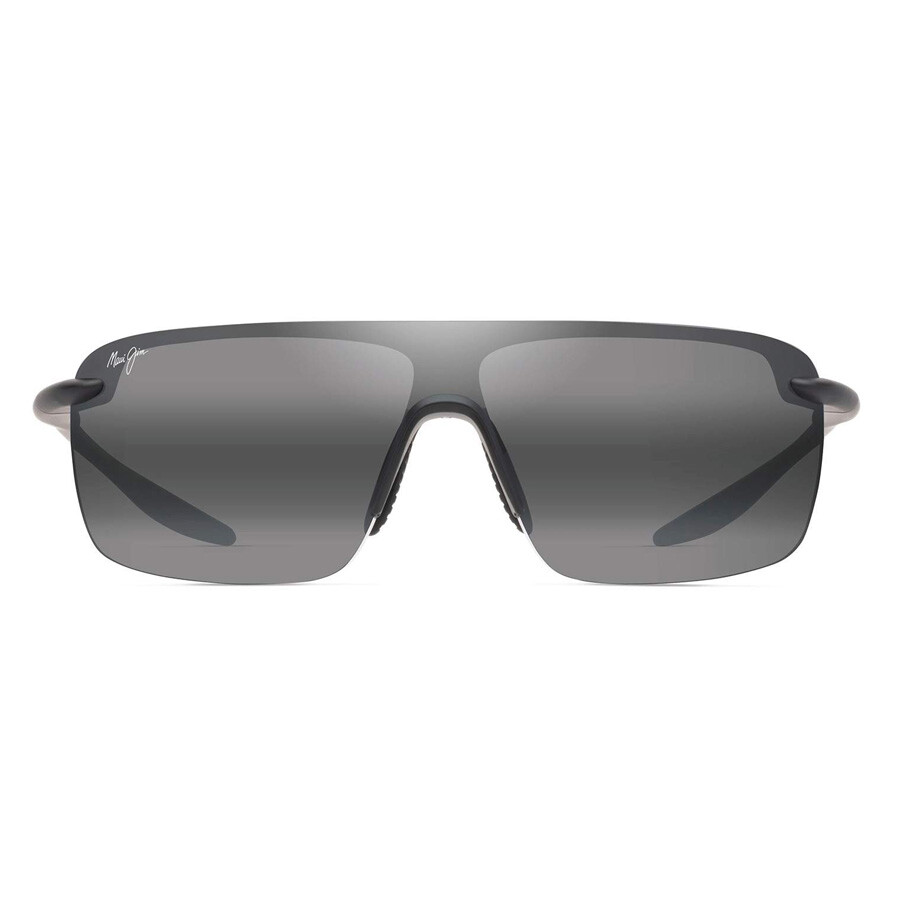 Maui Jim Palulu Neutral Grey Shield Men's Sunglasses 680-02 99 In Black