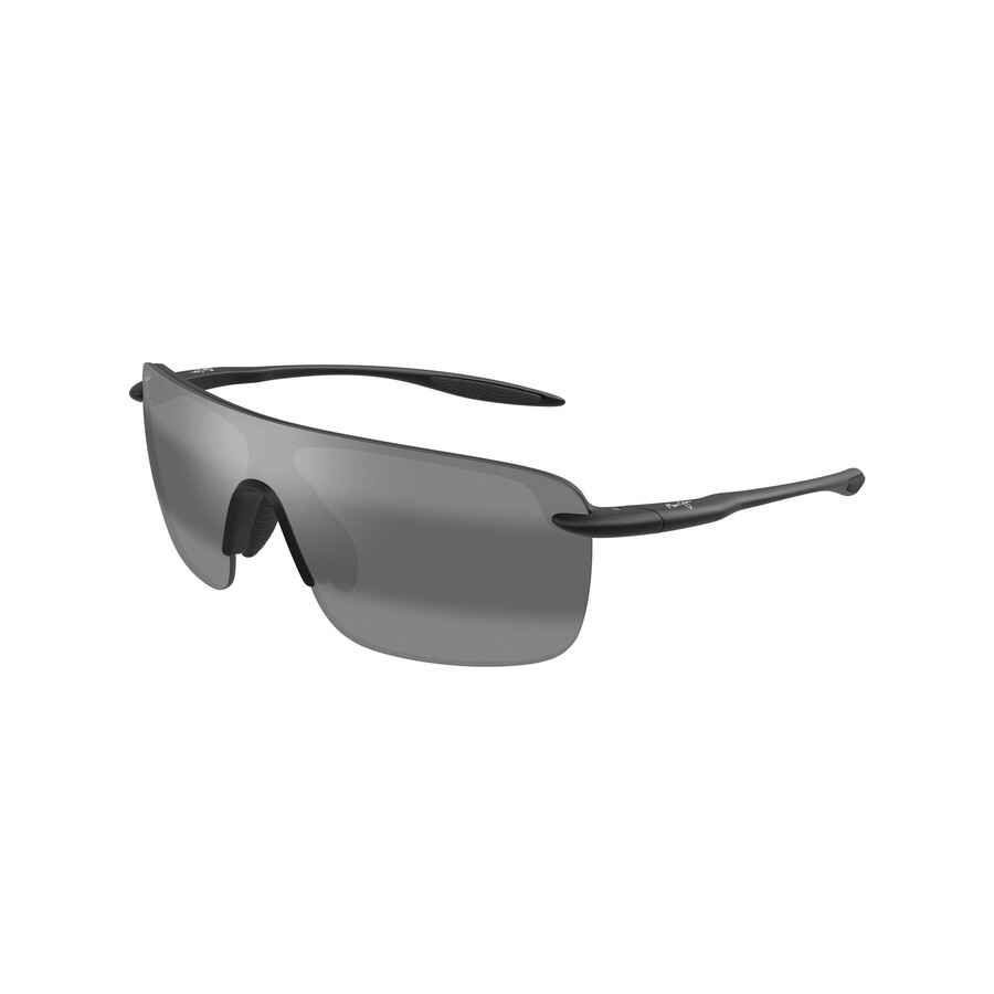 Maui Jim Palulu Neutral Grey Shield Men's Sunglasses 680-02 99 In Black