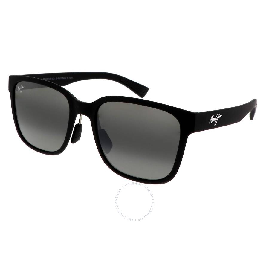 Maui Jim Paulele Neutral Grey Square Unisex Sunglasses 660-02 57