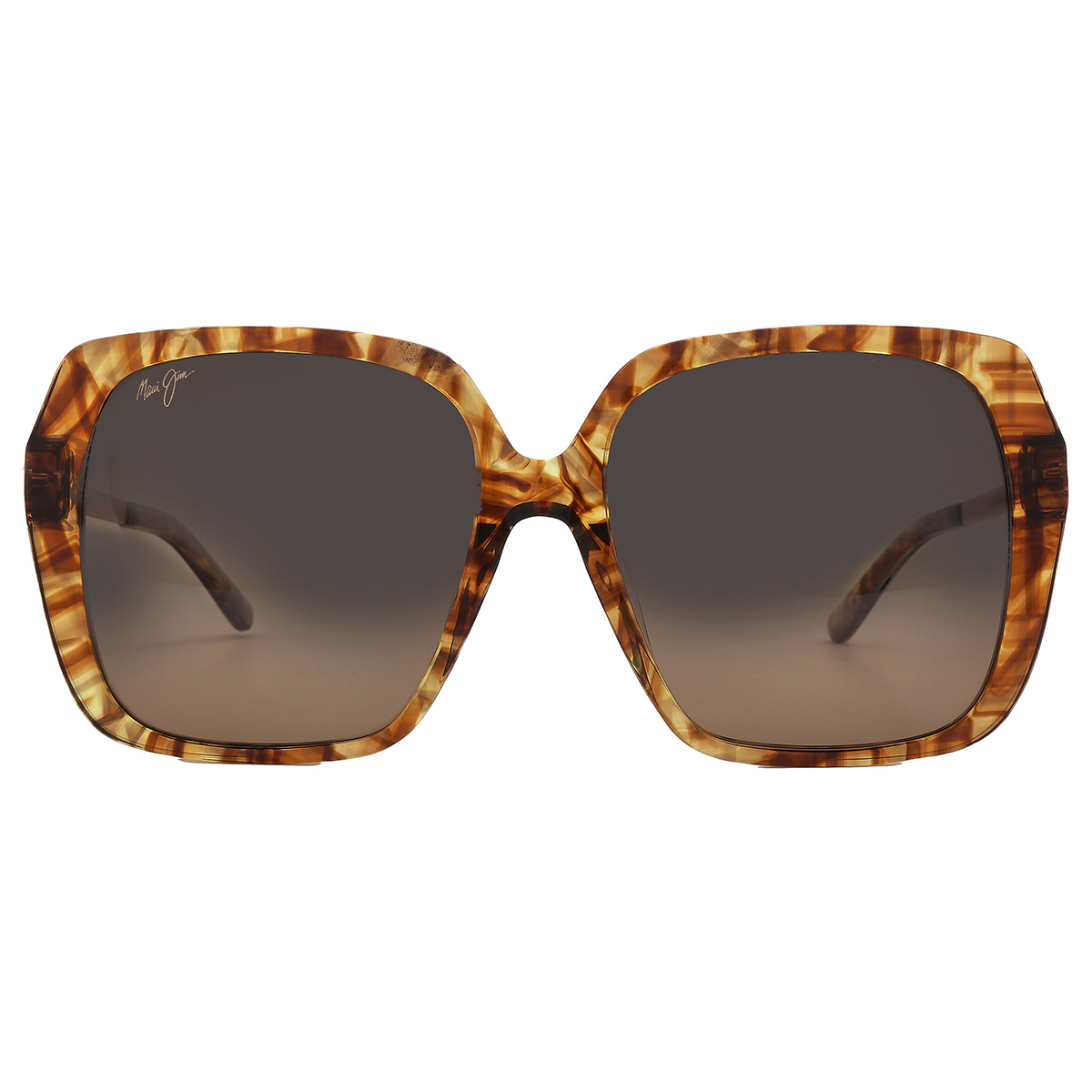 Maui Jim Poolside HCL Bronze Square Ladies Sunglasses HS838-21 55 ...
